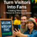 Cover image showing tourists taking a selfie in front of a welcoming local business with the title “Turn Visitors into Fans: Creating Memorable In-Person & Online Experiences.”