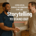 Local service professional and customer sharing a positive moment, illustrating how authentic storytelling builds trust and brand differentiation for small businesses.
