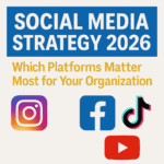Cover image showing major social media icons and the title “Social Media Strategy 2026.”