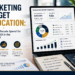 Marketing budget allocation cover image showing financial charts and strategic planning for improved ROI.