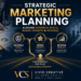 Strategic marketing planning cover image illustrating the alignment of business goals, brand growth, and revenue through structured marketing strategy. The design features visual elements such as a roadmap, directional arrows, and interconnected concepts representing alignment and planning. The title “Strategic Marketing Planning: Aligning Business Goals, Brand Growth & Revenue” is prominently displayed in a clean, professional layout using navy, gold, and white brand colors. This image supports themes of marketing strategy, business growth, and organizational alignment, targeting small businesses, nonprofits, healthcare organizations, and professional service firms seeking clarity and direction in their marketing efforts.