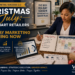 Retail business leader planning holiday marketing campaigns in July using a strategic marketing calendar, revenue forecast, campaign schedule, and holiday preparation roadmap. The image features business planning tools, holiday retail marketing concepts, campaign development, holiday sales strategy, customer engagement planning, and Christmas in July marketing preparation. Designed for retailers seeking to improve holiday sales, foot traffic, online visibility, and customer experience through strategic planning. The visual emphasizes proactive marketing leadership, business growth, holiday campaign readiness, and long-term success. Includes the title "Christmas in July: Why Smart Retailers Start Holiday Marketing Planning Now" and the Vivid Creative Services logo.